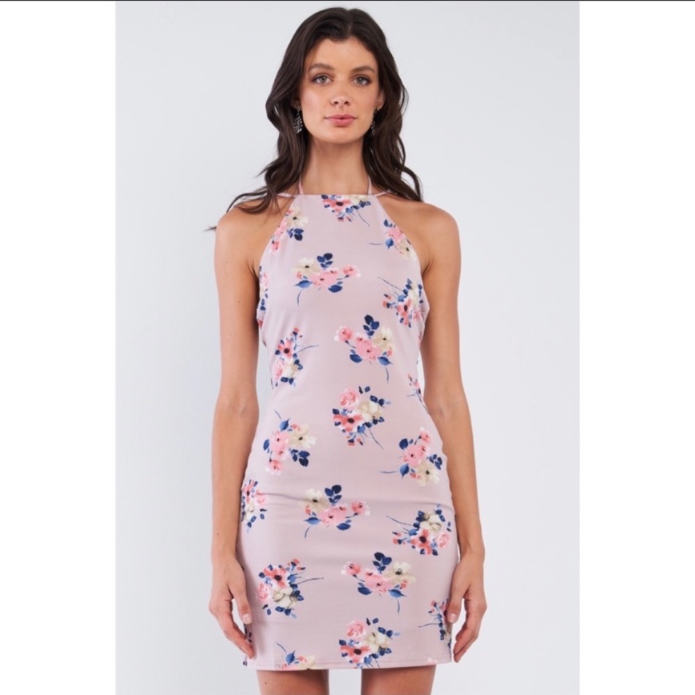 Sugar Lips Pink Floral Dress